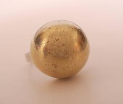 Hans Hansen Gold & Sterling Silver Dome Ring