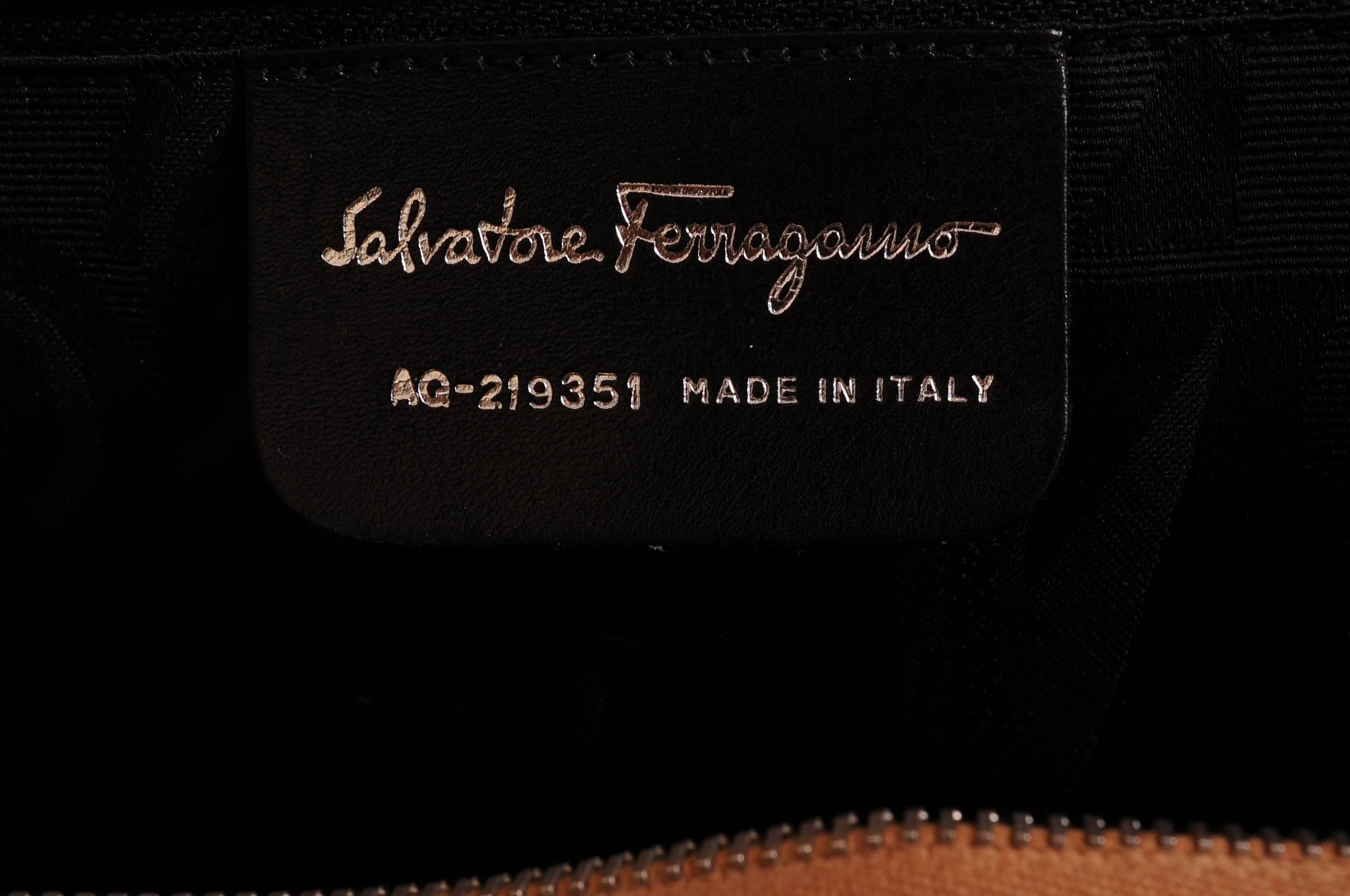 Ferragamo Natural Leather Bag, Never Used 2