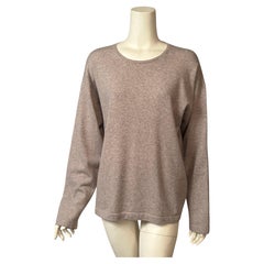 Malo Beige Kaschmir-Pullover für Damen und Herren