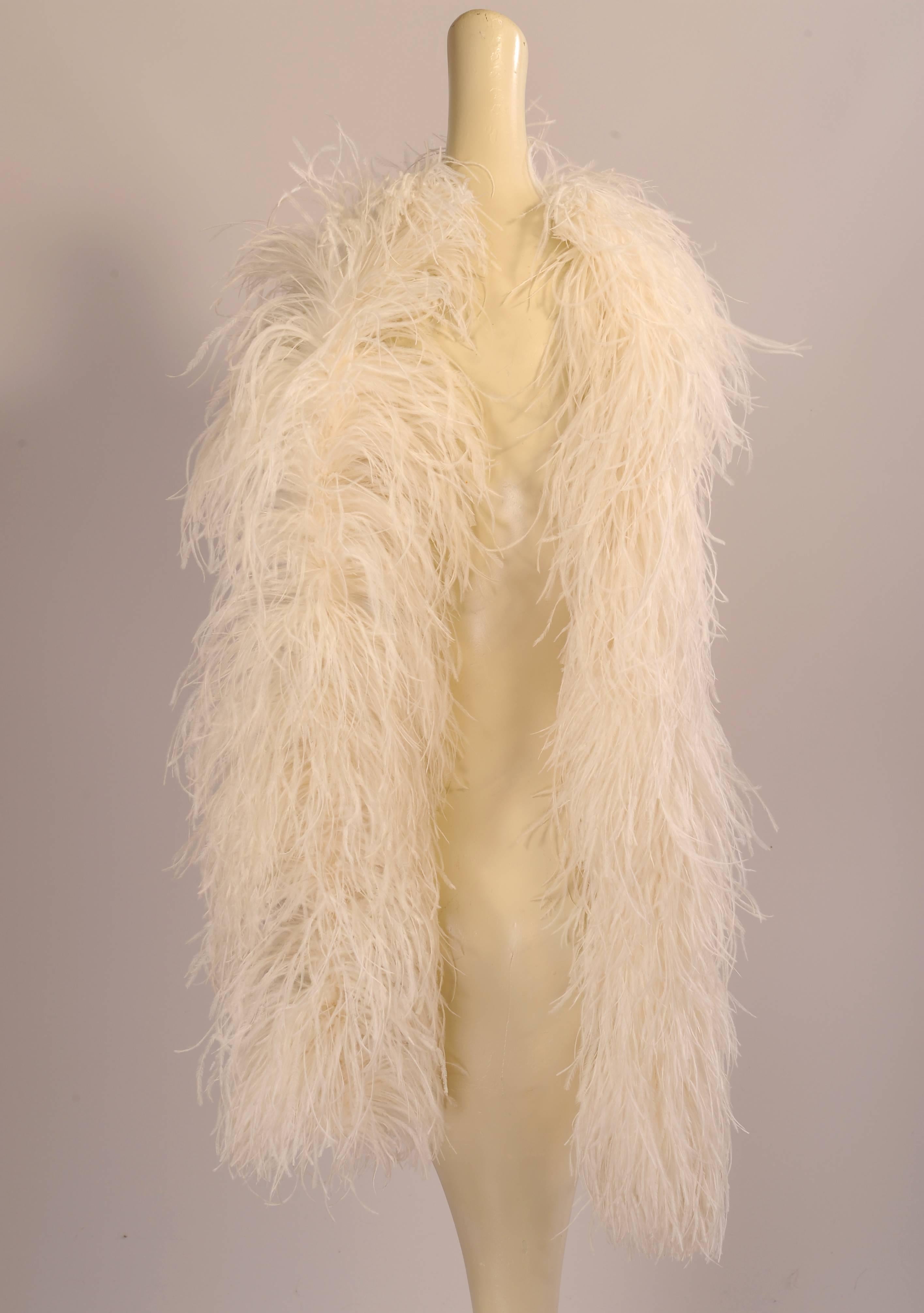vintage ostrich feather boa