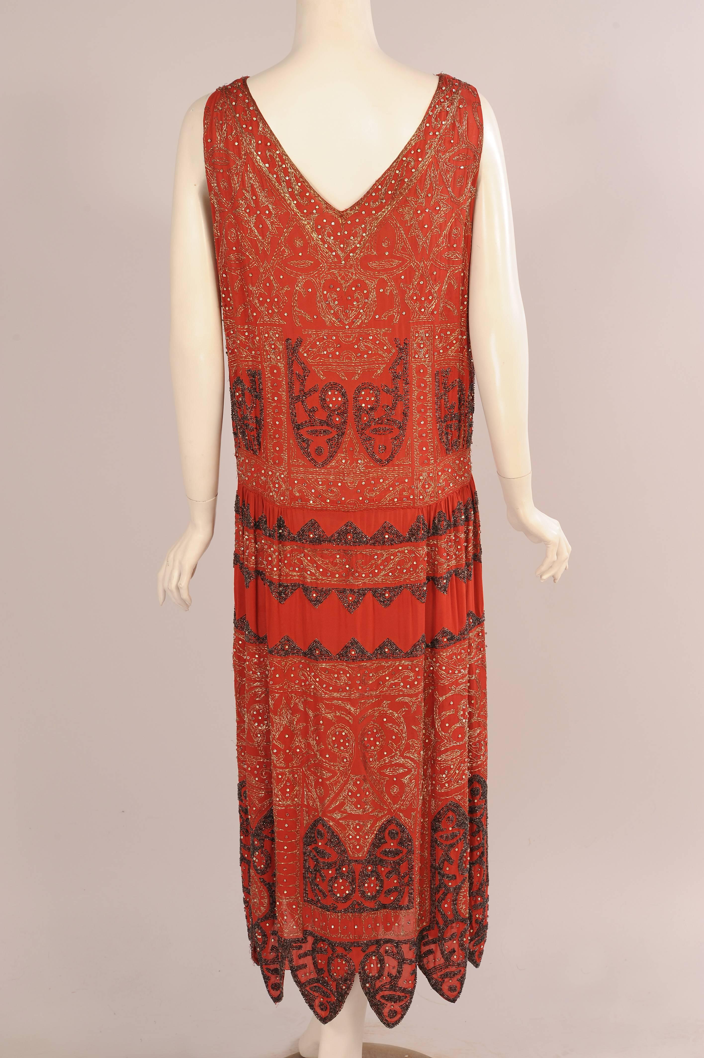 red 1920s dresses