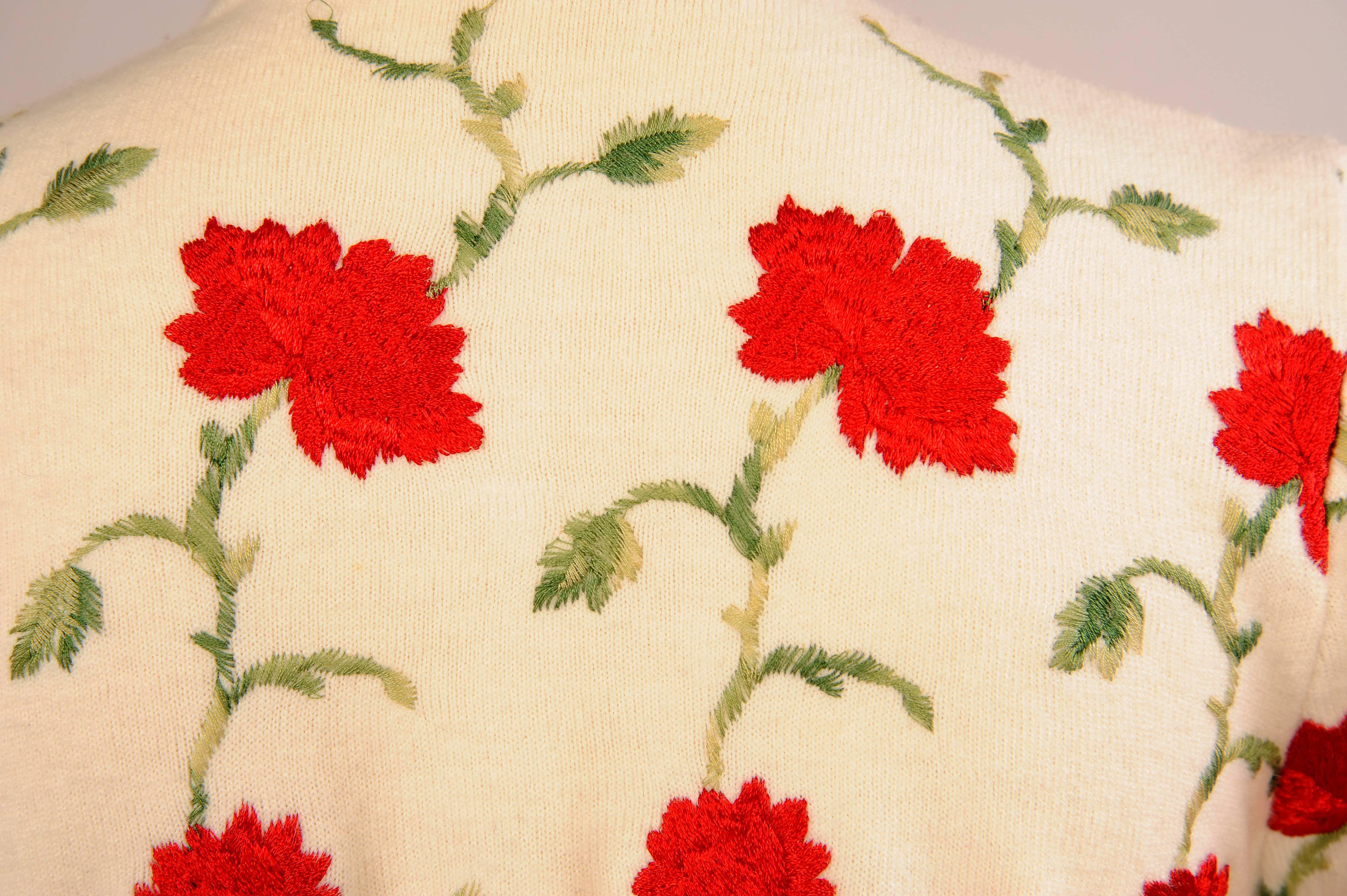 embroidered cardigans