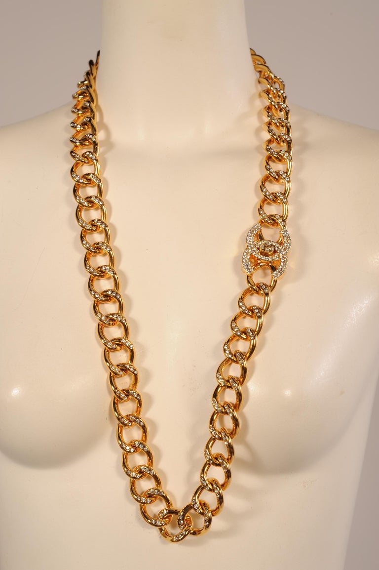 CHANEL 25S CHAIN BELT STONE-EMBELLISHED 611726 main image 0