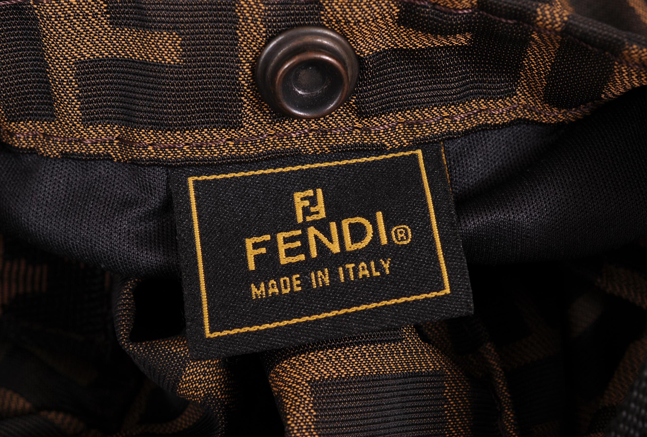 Fendi Logo Printed Collapsible Shopper 3