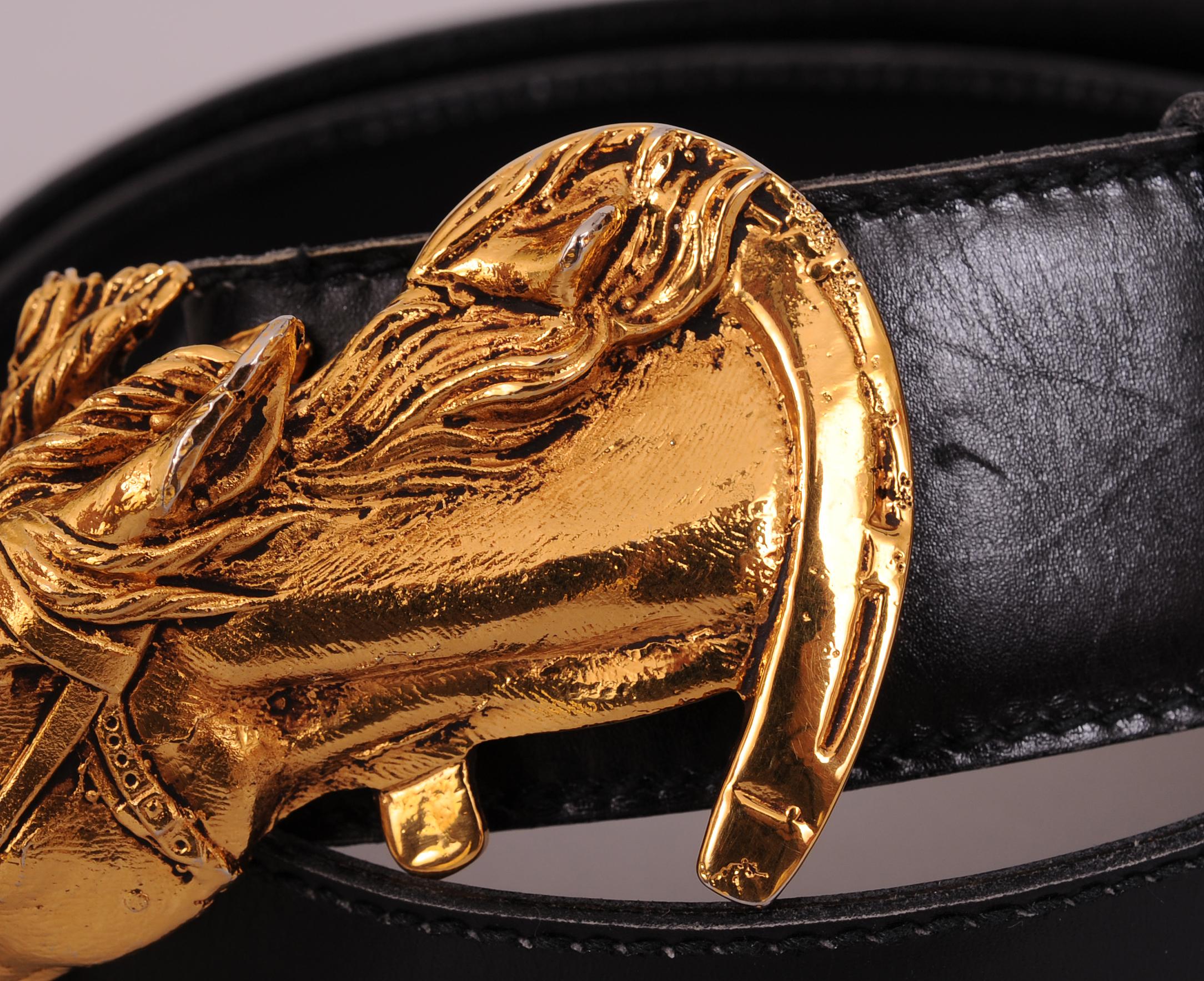 gucci horse belt