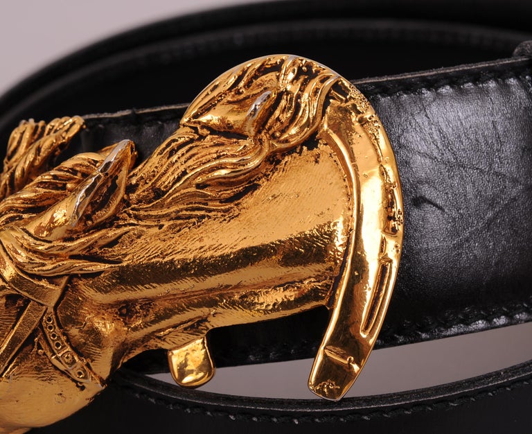 ✨美品✨ GUCCI horse bit leather belt y2k Gucci Horsebit Belt | eBay