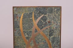Sigi Pineda Mixed Metal and Stone Mosaic Wall Plaque