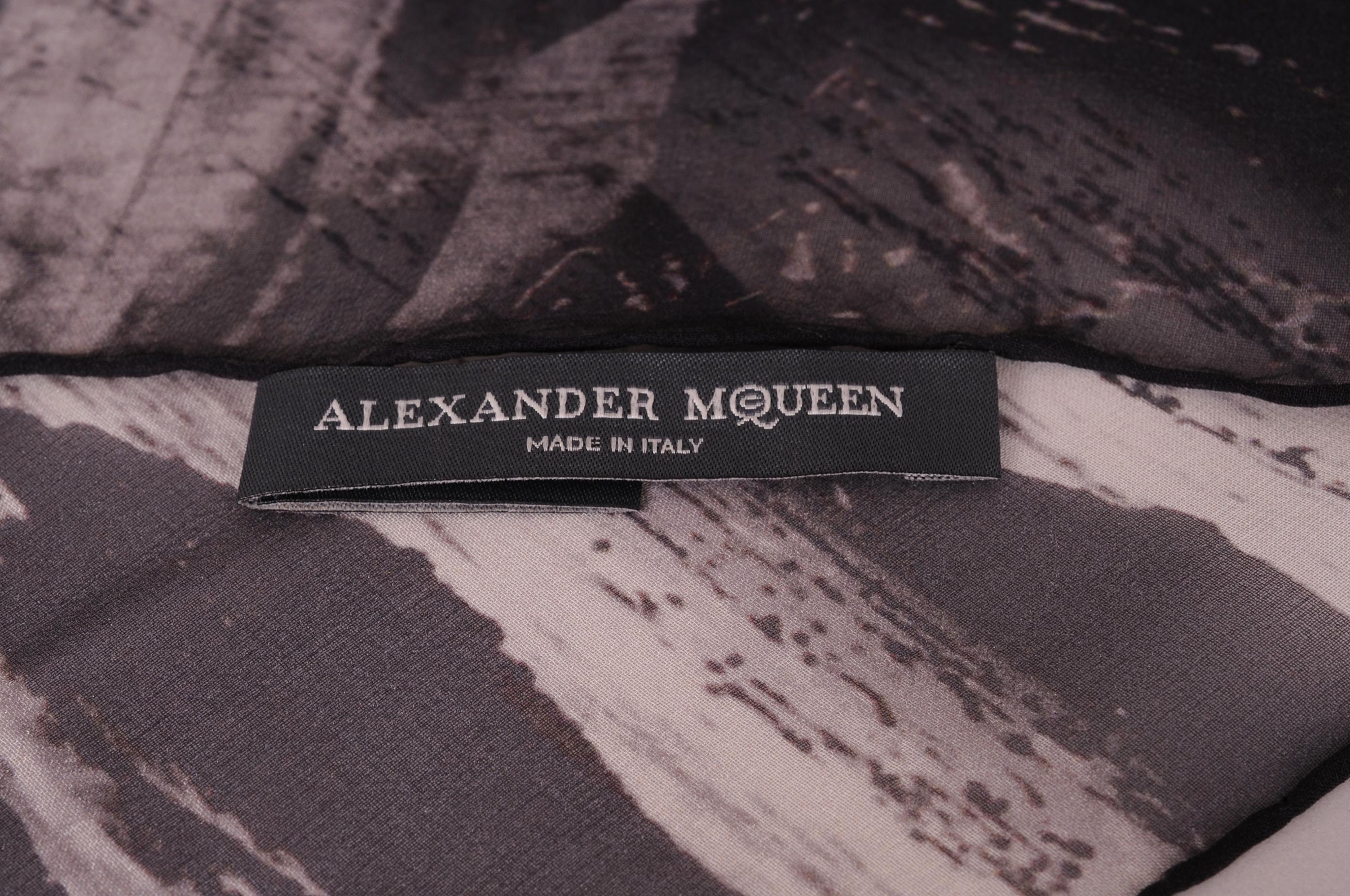 Women's or Men's Alexander McQueen Silk Chiffon Shawl
