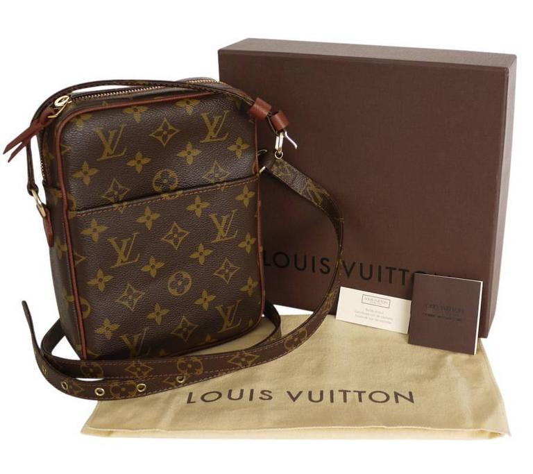 Louis Vuitton x Comme des Garçons 2008 Pre-owned Petit Marceau Crossbody Bag - Brown
