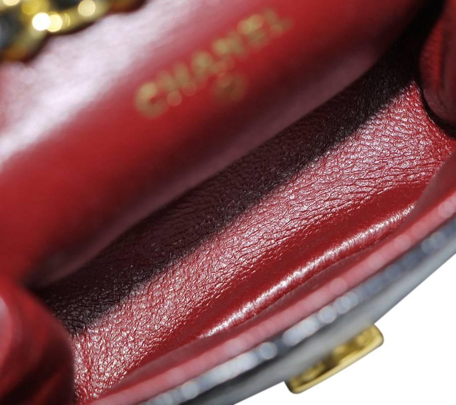 Women's Chanel Chain Belt With Micro Mini Classic Bag Charm 1990s