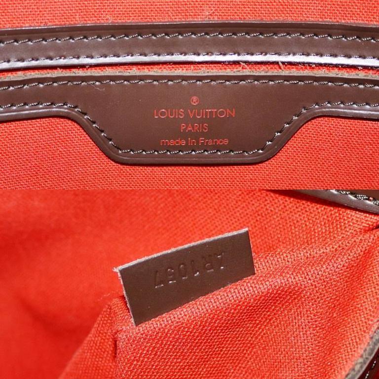 Louis Vuitton Damier Cabas Mezzo Shopping Tote Bag Special Order at 1stDibs
