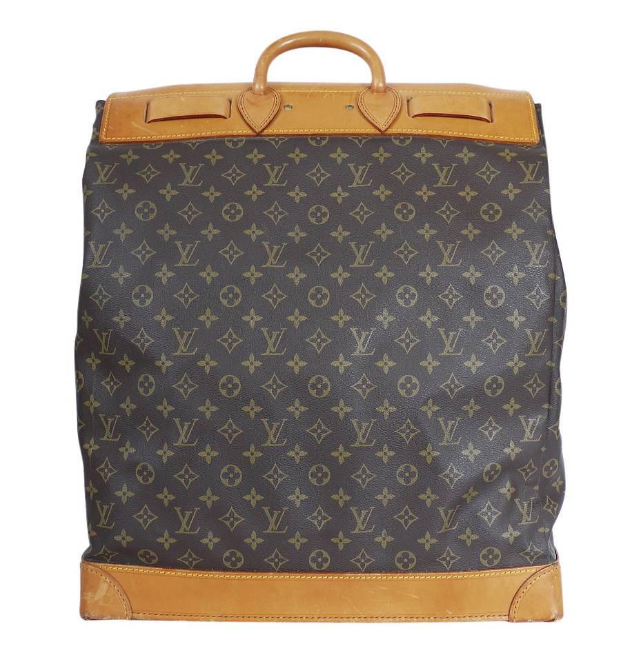 Brown Louis Vuitton Monogram Steamer 45 Travel Bag