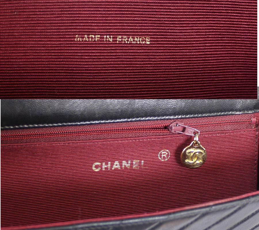 Vintage Chanel 2.55 3way Classic Flap Bag 1980s  2