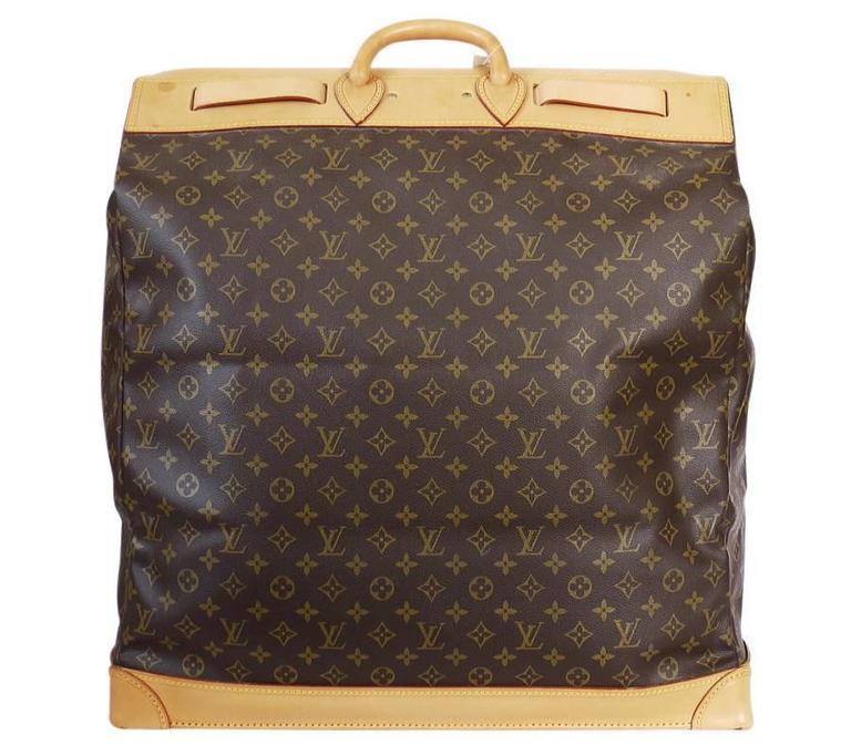 Louis Vuitton Monogram Steamer Bag 55 Travel Bag Rare at 1stDibs