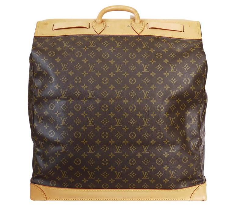 Louis Vuitton Large Monogram Steamer Travel Bag 55 at 1stDibs  louis  vuitton bag with rope handle, louis vitton travel bag, louis vuitton  steamer bag