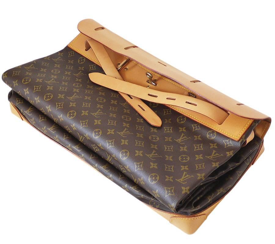 Louis Vuitton Monogram Steamer Bag 55 Travel Bag Rare 5