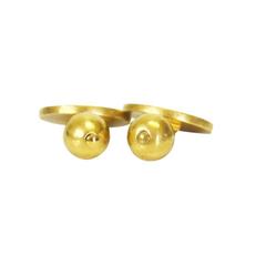 Vintage Chanel Gold Cufflinks Rare