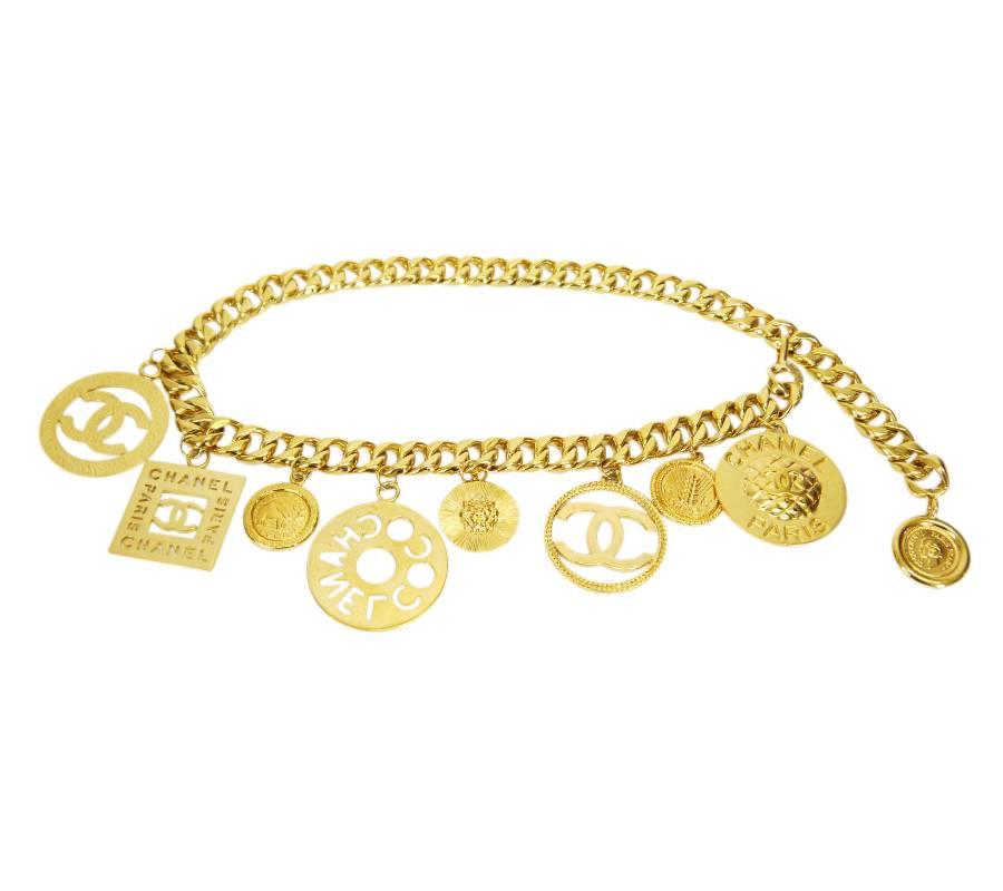 chanel chain belt
