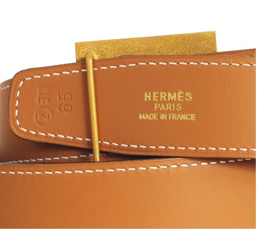 Hermes Reversible Medor Buckle Belt Rare #65 1