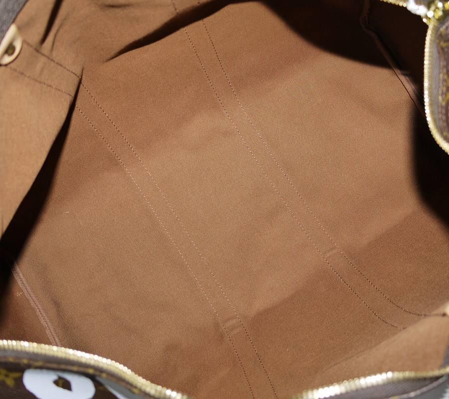 Women's or Men's Louis Vuitton Monogram Graffiti Keepall 50 Travel Bag Rare