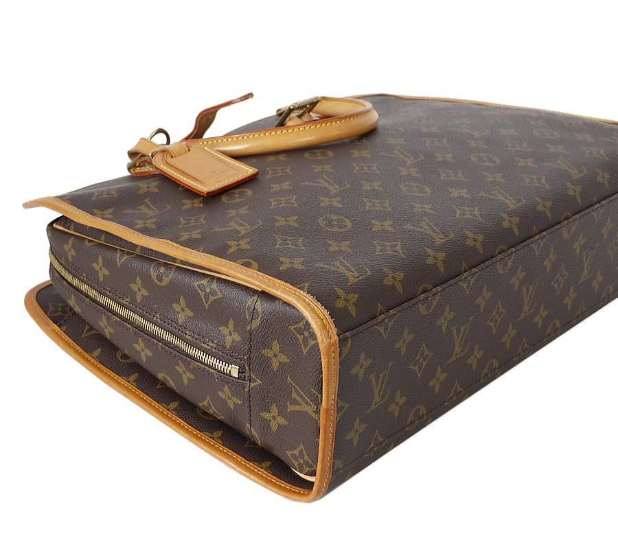 Black Louis Vuitton Monogram Rivoli Briefcase Business Bag