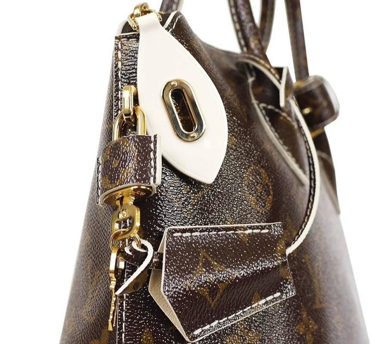 Louis Vuitton Limited Edition Shine Monogram Lockit PM Tote