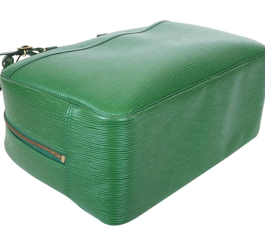 Women's Louis Vuitton Green Epi Deauville Handbag Special Order 