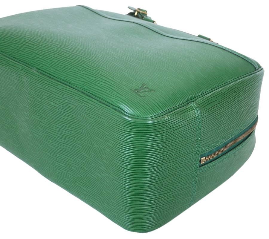Louis Vuitton Green Epi Deauville Handbag Special Order  1