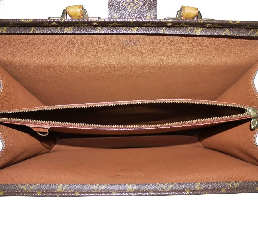 Vintage Louis Vuittion Serviette Fermoir Monogram Briefcase, Business Bag 3