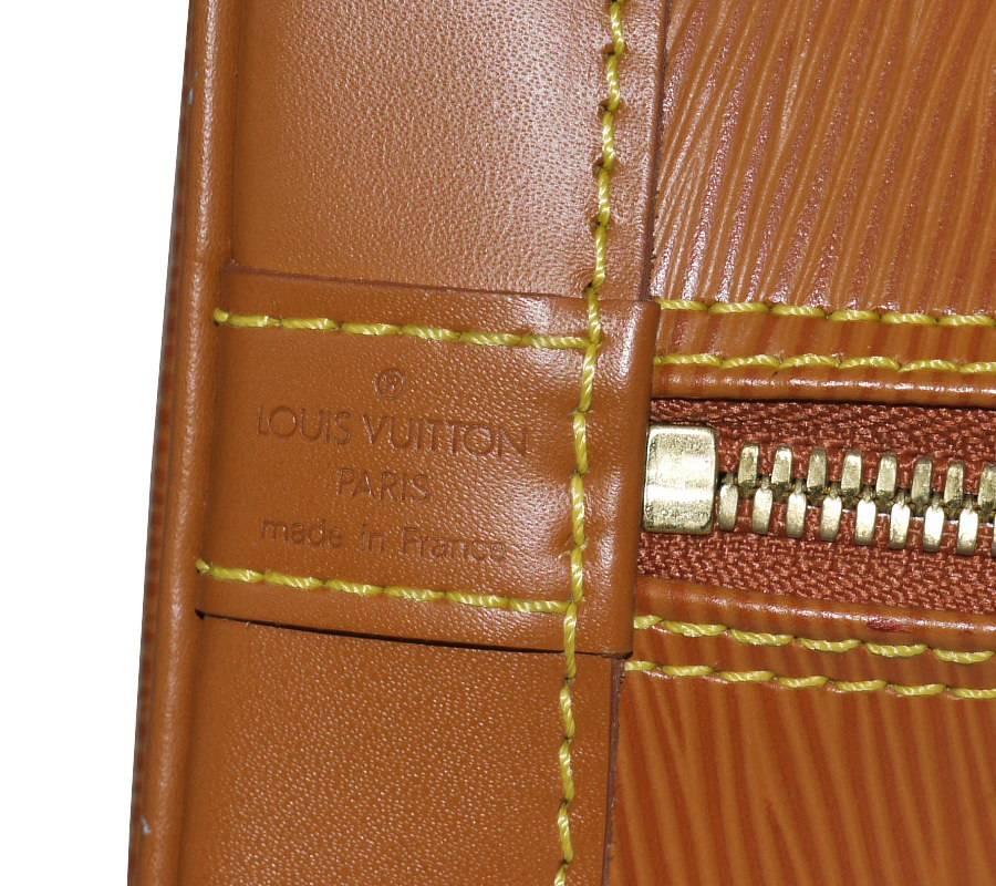 Louis Vuitton Epi Alma Handbag, Tote Zipangu Gold For Sale 3