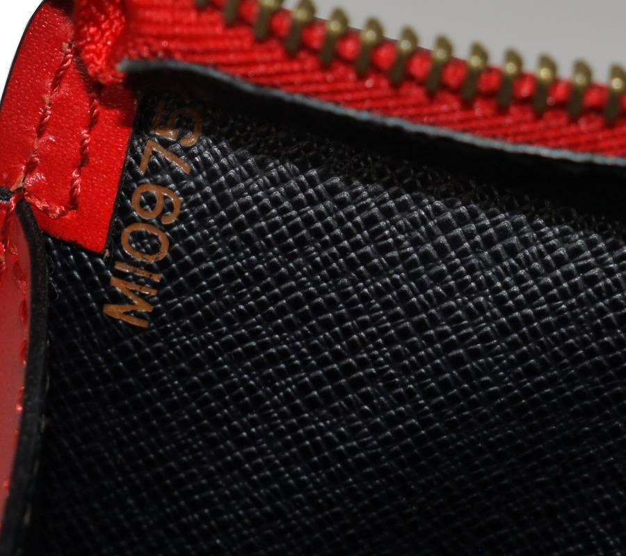 Louis Vuitton Red Epi Sac Triangle Wide Handbag 2