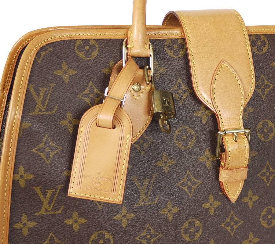 Brown Louis Vuitton Monogram Rivoli Briefcase Business Bag