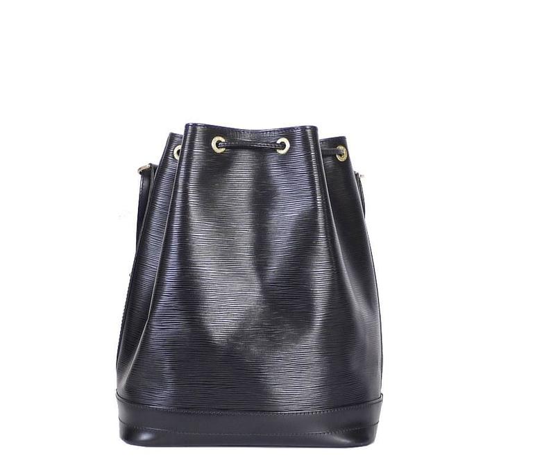 Louis Vuitton Black Epi Noe Shoulder Bag at 1stDibs