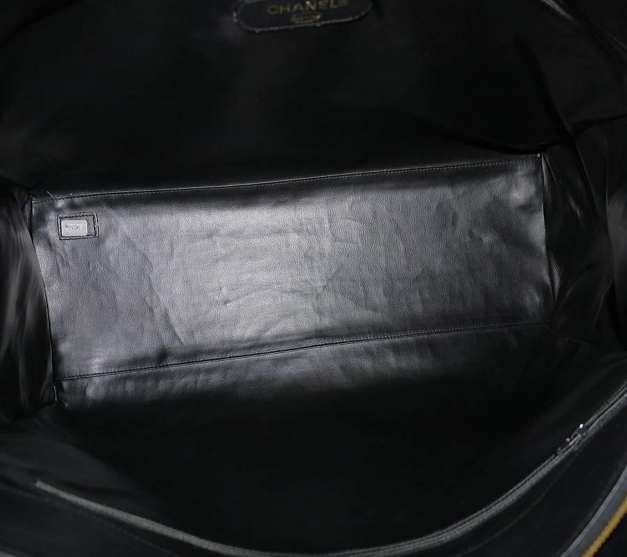 Chanel Overnighter Weekender Shoulder Bag Vintage XL 4