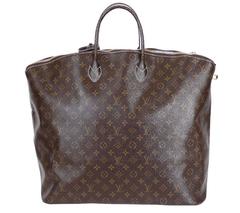 Louis Vuitton Shiny Monogram Fetish Lockit Voyage Travel Bag