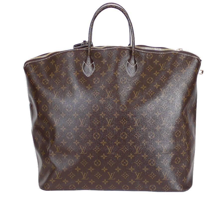 Louis Vuitton Shiny Monogram Fetish Lockit Voyage Travel Bag For Sale at 1stdibs