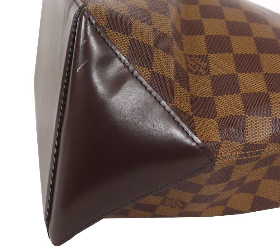 Brown Louis Vuitton Damier Cabas Mezzo Shopping Tote Bag Special Order