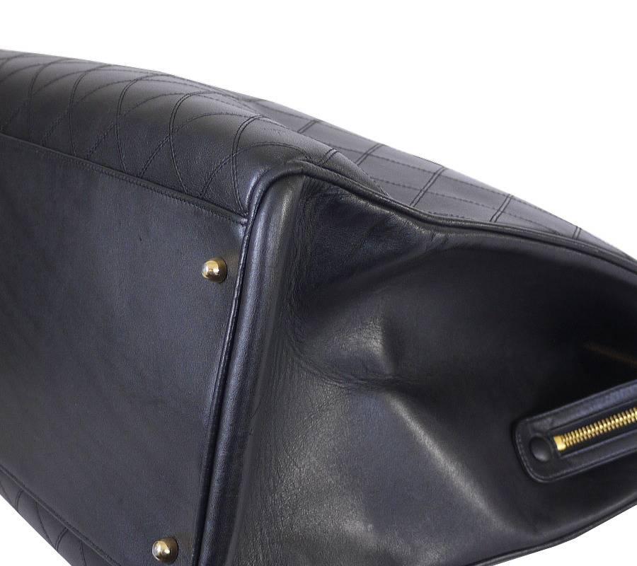 Women's Chanel Overnighter Weekender Shoulder Bag Vintage XL