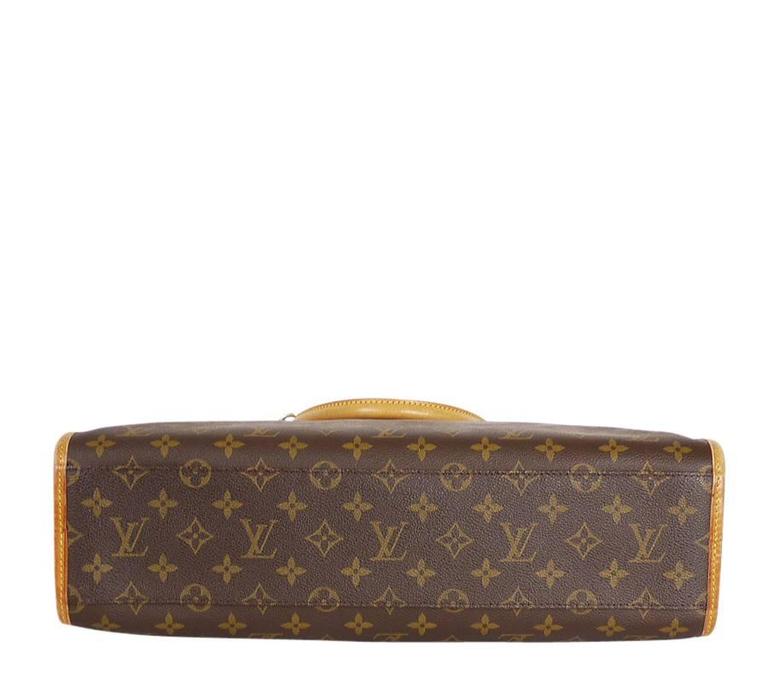 Louis Vuitton Monogram Rivoli Business Bag Brief Case Handbag Used