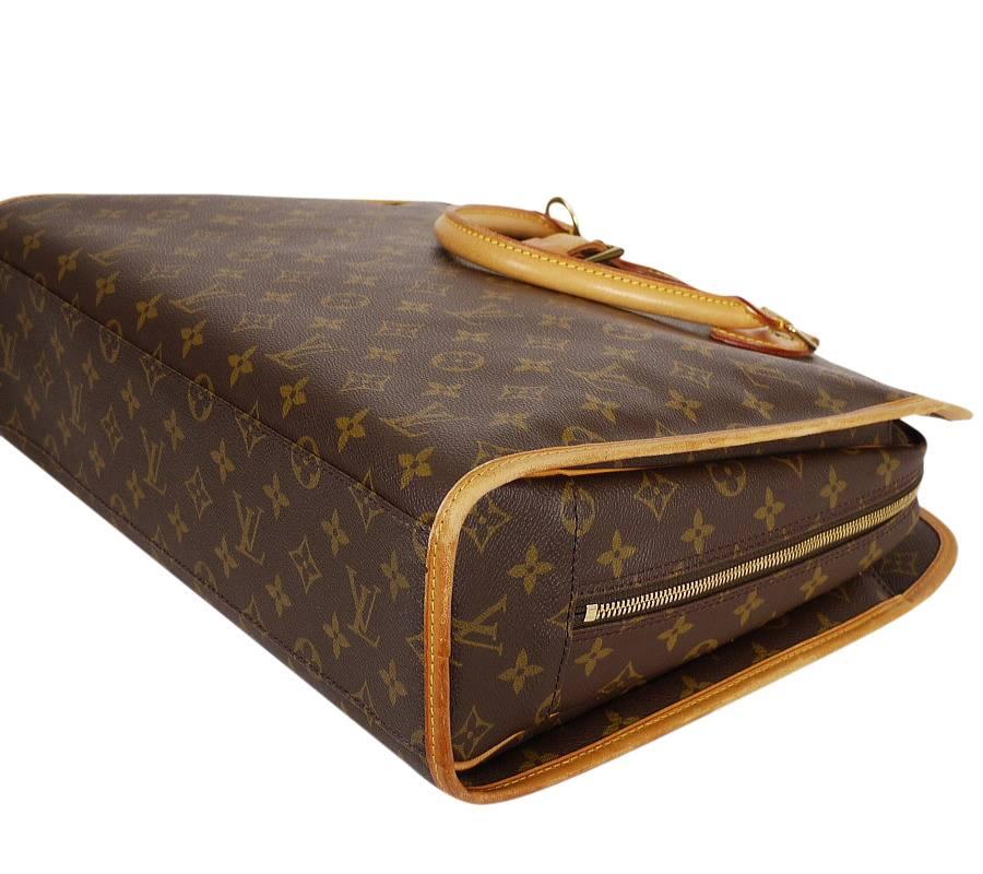 Brown Louis Vuitton Monogram Rivoli Briefcase Business Bag