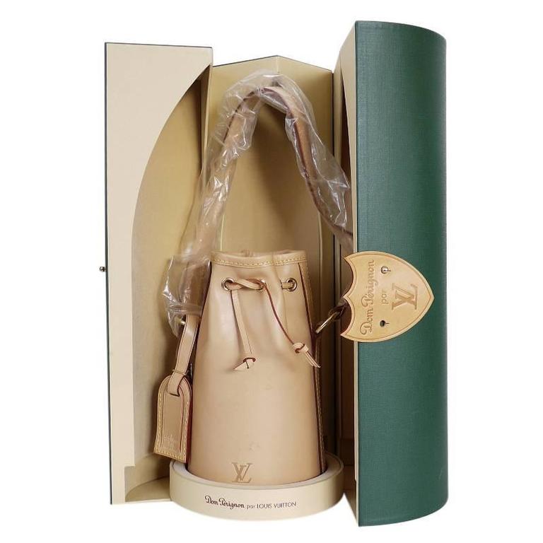 Louis Vuitton Vachetta Leather Dom Perignon Bottle Bag Wine Case Champagne 943lvs416
