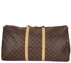 Louis Vuitton Monogram Keepall 60 Bandouliere Travel Bag