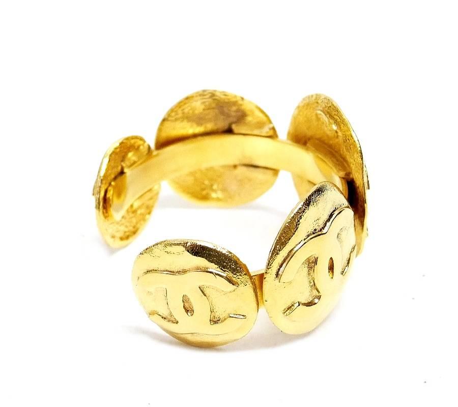 chanel gold cuff bracelet