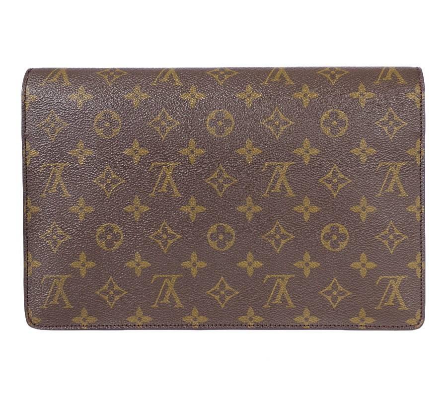 Brown Louis Vuitton Monogram Ranelagh Clutch Bag
