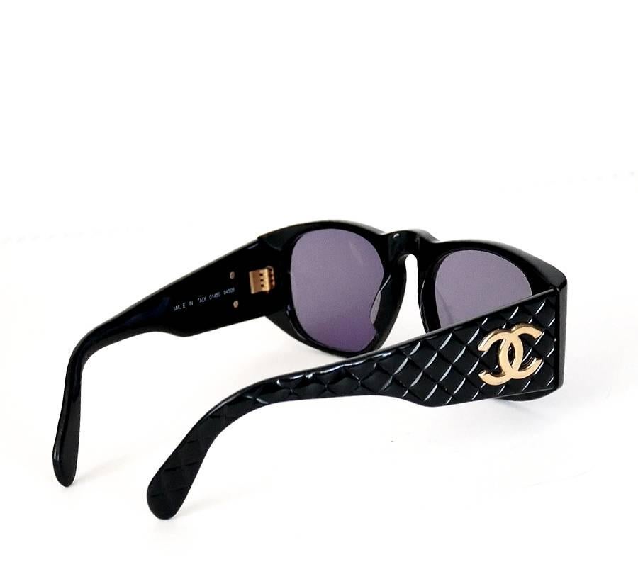 Vintage Chanel CC Logo Sunglasses 1