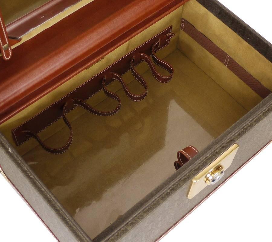 Vintage GUCCI Toiletry Case Travel Trunk Rare In Good Condition In Hiroshima City, JP
