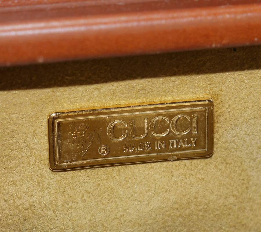 Vintage GUCCI Toiletry Case Travel Trunk Rare 2