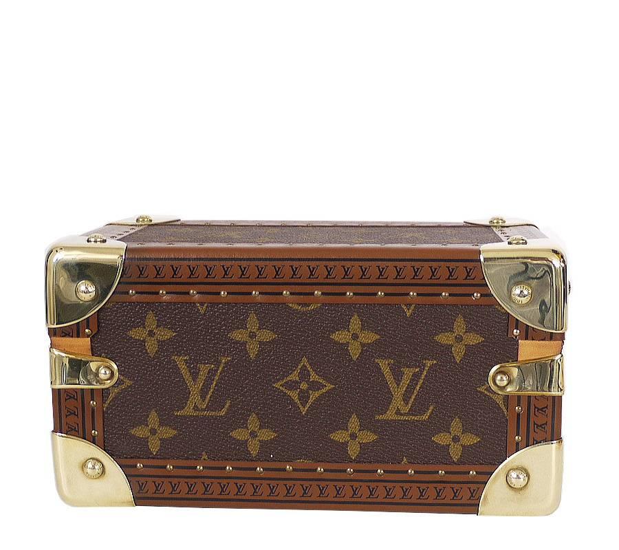 Brown Louis Vuitton Monogram Coffret Tresor 20 Jewellery Case M47004