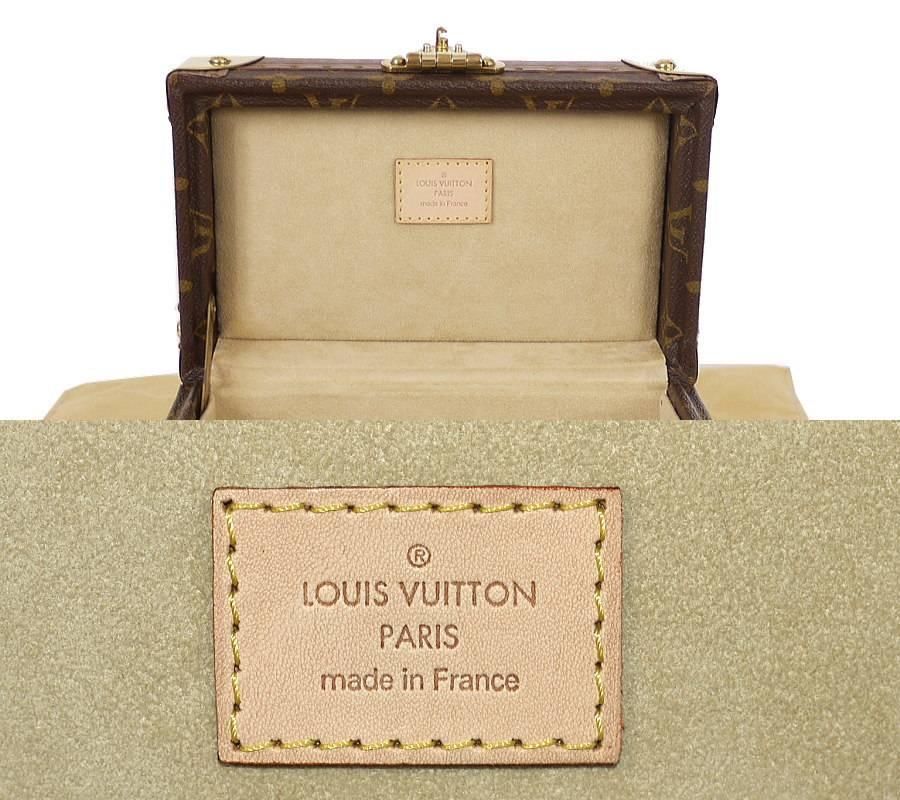 Louis Vuitton Monogram Coffret Tresor 20 Jewellery Case M47004 1
