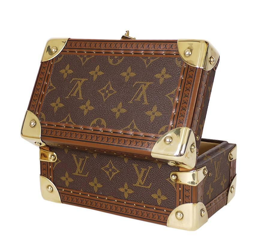 Louis Vuitton Monogram Coffret Tresor 20 Jewellery Case M47004 In Excellent Condition In Hiroshima City, JP